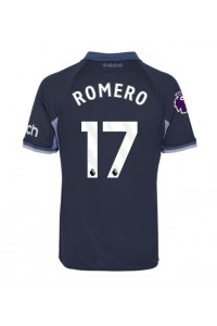 Fotbalové Dres Tottenham Hotspur Cristian Romero #17 Venkovní Oblečení 2023-24 Krátký Rukáv